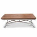 Masuta de cafea, Hanah Home, Juppo Ext, MDF, Nuc/Alb