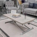 Masuta de cafea, Hanah Home, Juppo Int, MDF, Lisabona / Chrome