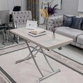 Masuta de cafea, Hanah Home, Juppo Int, MDF, Lisabona / Chrome