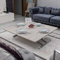 Masuta de cafea, Hanah Home, Juppo Int, MDF, Lisabona / Chrome
