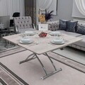 Masuta de cafea, Hanah Home, Juppo Ext, MDF, Lisabona / Chrome