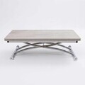 Masuta de cafea, Hanah Home, Juppo Ext, MDF, Lisabona / Chrome
