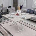 Masuta de cafea, Hanah Home, Juppo Ext, MDF, Lisabona / Alb