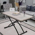 Masuta de cafea, Hanah Home, Juppo Ext, MDF, Lisabona / Negru
