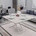 Masuta de cafea, Hanah Home, Juppo Int, MDF, Lisabona / Alb