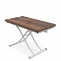 Masuta de cafea, Hanah Home, Juppo Int, MDF, Nuc închis / Alb