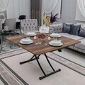 Masuta de cafea, Hanah Home, Juppo Int, MDF, Nuc / Negru