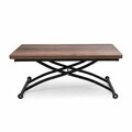 Masuta de cafea, Hanah Home, Juppo Ext, MDF, Nuc / Negru