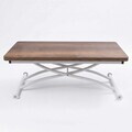 Masuta de cafea, Hanah Home, Juppo Ext, MDF, Nuc/Alb