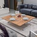 Masuta de cafea, Hanah Home, Juppo Int, MDF, Pin / Alb