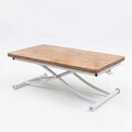 Masuta de cafea, Hanah Home, Juppo Int, MDF, Pin / Alb