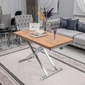Masuta de cafea, Hanah Home, Home, MDF, Pin / Crom