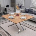 Masuta de cafea, Hanah Home, Home, MDF, Pin / Crom