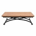 Masuta de cafea, Hanah Home, Juppo Ext, MDF, Pin / Negru