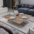Masuta de cafea, Hanah Home, Juppo Int, MDF, Antic / Crom