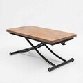 Masuta de cafea, Hanah Home, Juppo Int, MDF, Pin / Negru