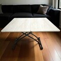 Masuta de cafea, Hanah Home, Juppo Ext, MDF, Stejar / Negru