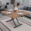 Masuta de cafea, Hanah Home, Juppo Int, MDF, Nuc / Negru
