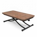 Masuta de cafea, Hanah Home, Juppo Int, MDF, Nuc / Negru
