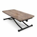 Masuta de cafea, Hanah Home, Juppo Int, MDF, Antic / Negru