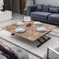 Masuta de cafea, Hanah Home, Juppo Ext, MDF, Antic / Negru