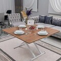 Masuta de cafea, Hanah Home, Home, MDF, Nuc/Alb