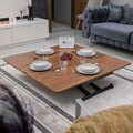 Masuta de cafea, Hanah Home, Home, MDF, Nuc / Negru