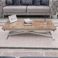 Masuta de cafea, Hanah Home, Home, MDF, Antic / Alb