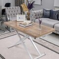 Masuta de cafea, Hanah Home, Home, MDF, Antic / Alb