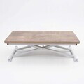 Masuta de cafea, Hanah Home, Home, MDF, Antic / Alb