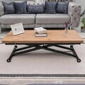 Masuta de cafea, Hanah Home, Home, MDF, Pin / Negru