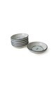 Set boluri pentru sos, Hermia, 275KRM2012, Ceramica, Alb / Bleumarin / Verde