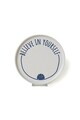 Set farfurii pentru desert, Hermia, 275KRM2014, Ceramica, Alb / Bleumarin