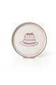 Set farfurii pentru desert, Hermia, 275KRM2015, Ceramica, Alb/Maro