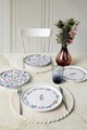 Set farfurii pentru desert, Hermia, 275KRM2021, Ceramica, Multicolor