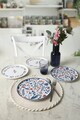 Set farfurii pentru desert, Hermia, 275KRM2021, Ceramica, Multicolor