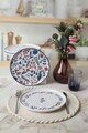 Set farfurii pentru desert, Hermia, 275KRM2021, Ceramica, Multicolor
