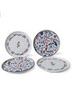 Set farfurii pentru desert, Hermia, 275KRM2021, Ceramica, Multicolor