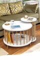 Set masute de cafea, Hanah Home, Peka-Set108, PAL, Alb