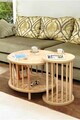 Set masute de cafea, Hanah Home, Peka-Set108, PAL, Maro