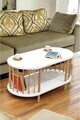 Masuta de cafea, Hanah Home, Peka-0111, 90x43x45 cm, PAL, Alb
