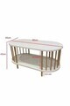 Set masute de cafea, Hanah Home, Peka111-125, PAL, Alb