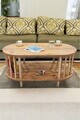 Masuta de cafea, Hanah Home, Peka-0111, 90x43x45 cm, PAL, Pin