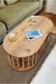 Masuta de cafea, Hanah Home, Peka-0111, 90x43x45 cm, PAL, Pin