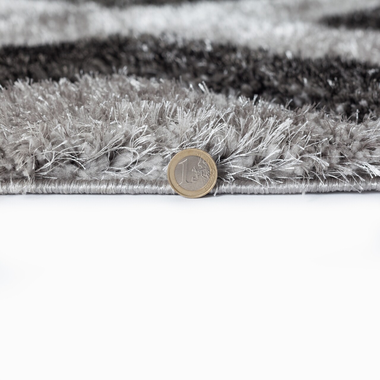 Covor Diamonds Silver Charcoal, Flair Rugs, 160 x 230 cm, poliester