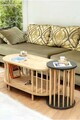 Set masute de cafea, Hanah Home, Peka111-125, PAL, Stejar safir / Antracit