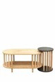 Set masute de cafea, Hanah Home, Peka111-125, PAL, Stejar safir / Antracit