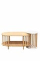 Set masute de cafea, Hanah Home, Peka111-125, PAL, Stejar Safir / Alb