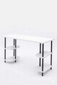 Birou, Hanah Home, Peka113, 120x74x52 cm, PAL, Alb/Negru