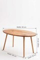 Masuta de cafea, Hanah Home, Peka-126, 90x60x50 cm, PAL, Pin